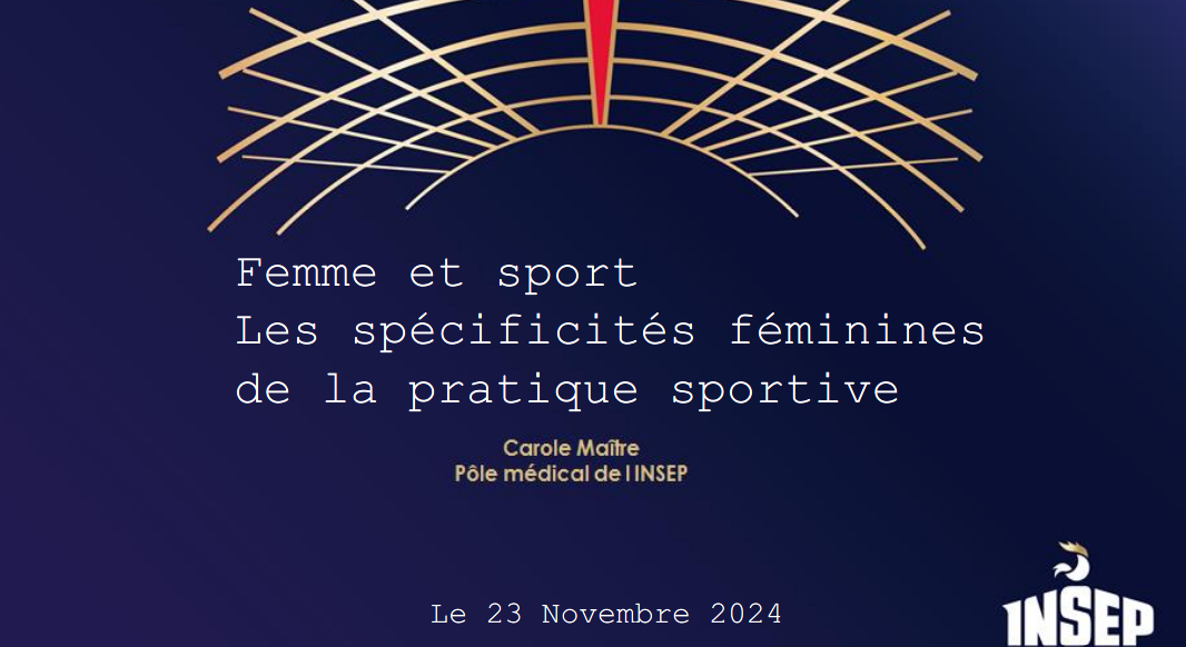 Conférence Sport Santé - le sport au féminin