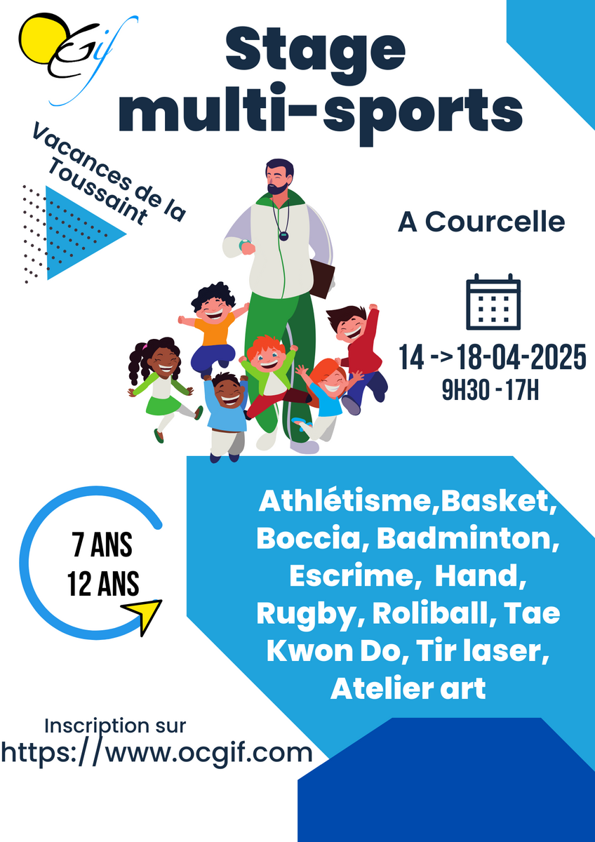 Stage multi-sports avril 2025