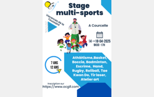 Stage multi-sports avril 2025