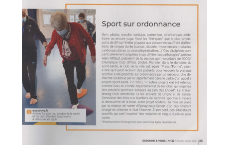 Le Sport Santé dans la Presse